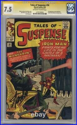 Tales of Suspense 50 1st App of the Mandarin Stan Lee SS CGC 7.5 1270193005