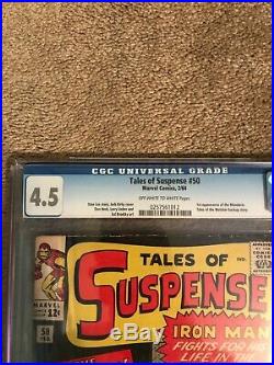 Tales of Suspense 50 CGC 4.5 First appearance of the Mandarin! Upcoming Moive