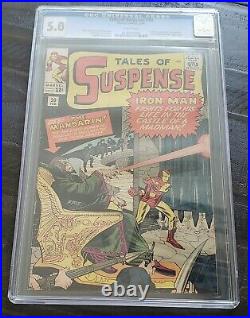 Tales of Suspense #50 CGC 5.0 Key Silver Age White Pages 1st App. Of Mandarin