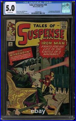Tales of Suspense #50 CGC 5.0 (OW) 1st Appearance of Mandarin