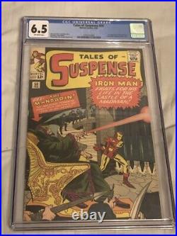 Tales of Suspense #50 CGC 6.5 1st MANDARIN App OW Pages