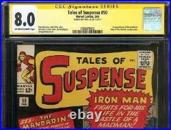Tales of Suspense #50 CGC 8.0 SIGNED STAN LEE SHANG-CHI 1st Mandarin MCU Marvel