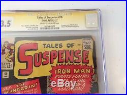 Tales of Suspense #50 CGC SS 3.5 signed STAN LEE 1st MANDARIN 1964 IRON MAN