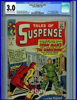 Tales of Suspense #51 CGC 3.0 Marvel Comics 1964 1st Scarecrow K3