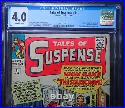 Tales of Suspense #51? CGC 4.0 OW? 1st Scarecrow Tale of the Watcher 1964