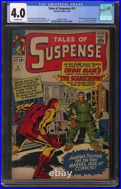 Tales of Suspense #51 CGC 4.0 (OW) 1st appearance of the Scarecrow