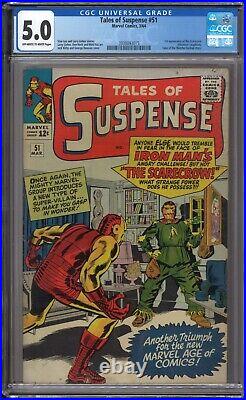 Tales of Suspense #51 CGC 5.0 1st Appearance of the Scarecrow