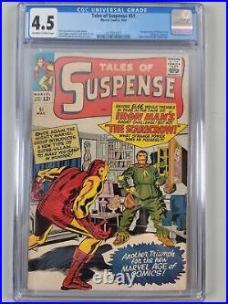 Tales of Suspense #51 (March 1964) CGC 4.5 Early Iron Man, 1st App Scarecrow