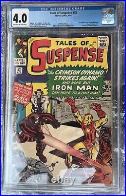 Tales of Suspense #52 (1964) CGC 4.0 1st Appearance Black Widow Avengers