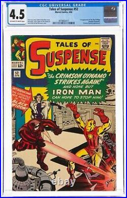 Tales of Suspense #52 (Apr 1964, Marvel Comics) CGC 4.5 VG + 1st Black Widow
