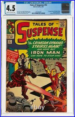 Tales of Suspense #52 (Apr 1964, Marvel Comics) CGC 4.5 VG + 1st Black Widow