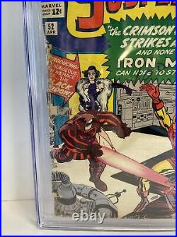 Tales of Suspense #52 CGC 1.8 OWithW Marvel 1964 Comic Black Widow 1st appearance