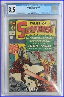 Tales of Suspense #52 CGC 3.5 (Marvel) 1964