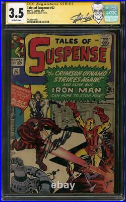 Tales of Suspense #52 CGC 3.5 (OW) Signed By Stan Lee