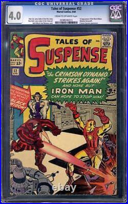 Tales of Suspense #52 CGC 4.0 (C-OW) 1st appearance and cover of the Black Widow