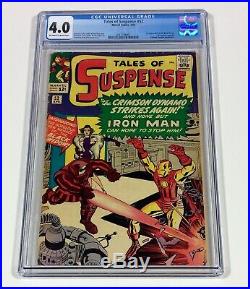 Tales of Suspense #52 CGC 4.0 KEY OWithW pages (1st Black Widow) Apr. 1964 Marvel