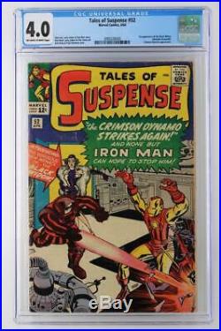 Tales of Suspense #52 CGC 4.0 VG Marvel 1964 1st App of The Black Widow