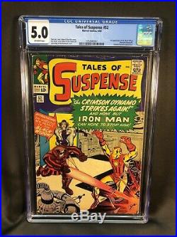 Tales of Suspense 52 CGC 5.0, 1st Black Widow (Marvel 1964)