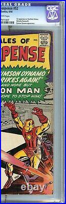 Tales of Suspense #52 CGC 5.0 Iron Man vs Crimson Dynamo, 1st Black Widow Marvel