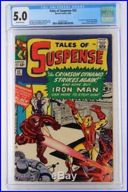 Tales of Suspense #52 CGC 5.0 VG/FN Marvel 1964 1st App Black Widow