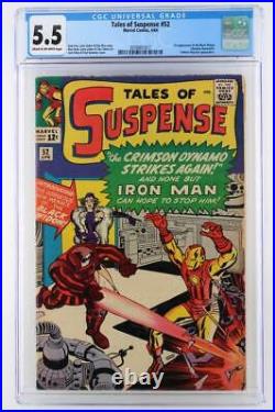 Tales of Suspense #52 CGC 5.5 FN- Marvel 1964 1st App Black Widow