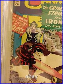 Tales of Suspense #52 CGC 6.0 1st Black Widow Appearance Avengers KEY MARVL 1964