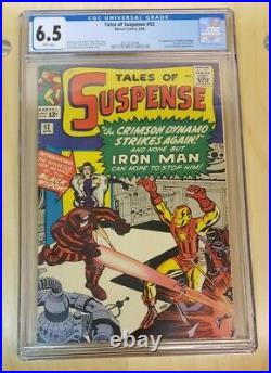 Tales of Suspense #52 CGC 6.5 White Pages 1st Black Widow Major Key