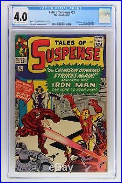 Tales of Suspense #52 Marvel 1964 CGC 4.0 1st App of The Black Widow
