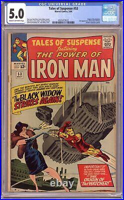 Tales of Suspense #53 CGC 5.0 1964 4035473022 2nd app. Black Widow