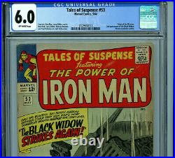 Tales of Suspense #53 CGC 6.0 Marvel Comics 1964 2nd Black Widow Watcher K22