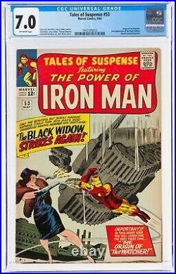 Tales of Suspense #53 (May 1964, Marvel Comics) CGC 7.0 FN/VF Watcher, Widow