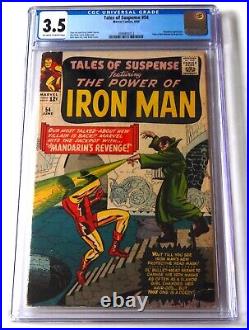 Tales of Suspense #54 CGC 3.5 Marvel June 1964 Iron Man Jack Kirby cover