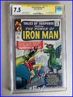 Tales of Suspense #54, CGC SS 7.5, signed by Stan Lee