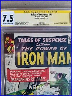 Tales of Suspense #54, CGC SS 7.5, signed by Stan Lee
