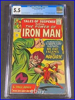 Tales of Suspense #55 1964 CGC 5.5 4144056013 All About Iron Man