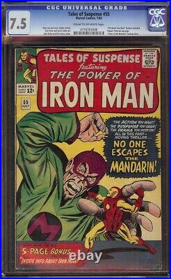 Tales of Suspense # 55 CGC 7.5 OWithW (Marvel, 1964) Jack Kirby & Dick Ayers cover