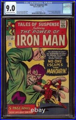 Tales of Suspense # 55 CGC 9.0 OWithW (Marvel, 1964) Jack Kirby & Dick Ayers cover