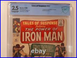 Tales of Suspense 57 CBCS/CGC 2.5 1st Appearance Hawkeye 1964