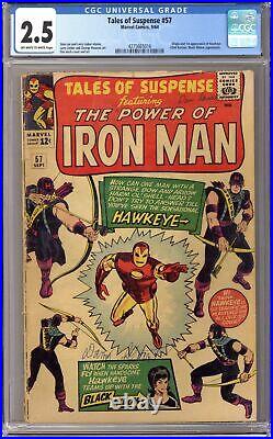 Tales of Suspense #57 CGC 2.5 1964 4275665016 1st app. Hawkeye