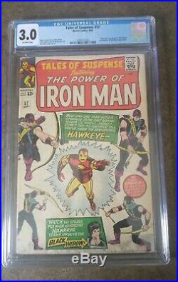 Tales of Suspense #57 CGC 3.0 VG Marvel 1964 ORIGIN/1st App Hawkeye