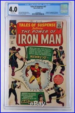 Tales of Suspense #57 CGC 4.0 VG Marvel 1964 ORIGIN/1st App Hawkeye