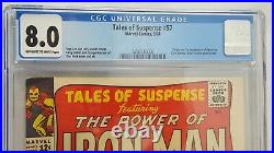 Tales of Suspense #57 CGC 8.0 OWithW 1st App Hawkeye KEY MARVEL Early Black Widow