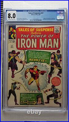 Tales of Suspense #57 CGC 8.0 VF Origin 1st Appearance Hawkeye