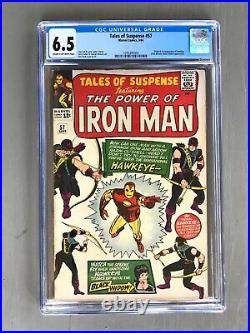 Tales of Suspense #57 First Appearance of Hawkeye CGC 6.5 1964 Disney + show
