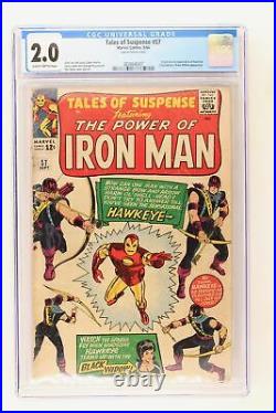 Tales of Suspense #57 Marvel 1964 CGC 2.0 Origin and 1st Appearance of Hawkeye