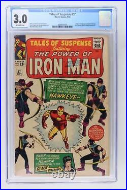 Tales of Suspense #57 Marvel 1964 CGC 3.0 Origin and 1st Appearance of Hawkeye