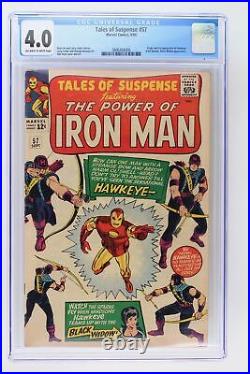 Tales of Suspense #57 Marvel 1964 CGC 4.0 Origin and 1st Appearance of Hawkeye