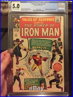 Tales of Suspense #57/Marvel Comic Book/1st Hawkeye/CGC 5.0 OWW Universal