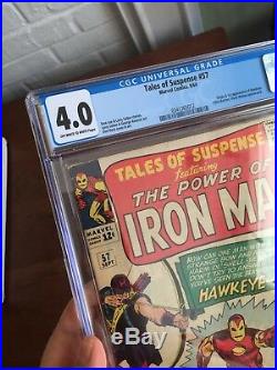 Tales of Suspense #57 Origin & 1st App of Hawkeye CGC Grade 4.0 1964