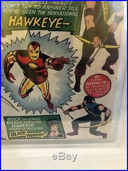 Tales of Suspense #57 PGX 6.5 origin and 1st appearance of Hawkeye not CGC Ow